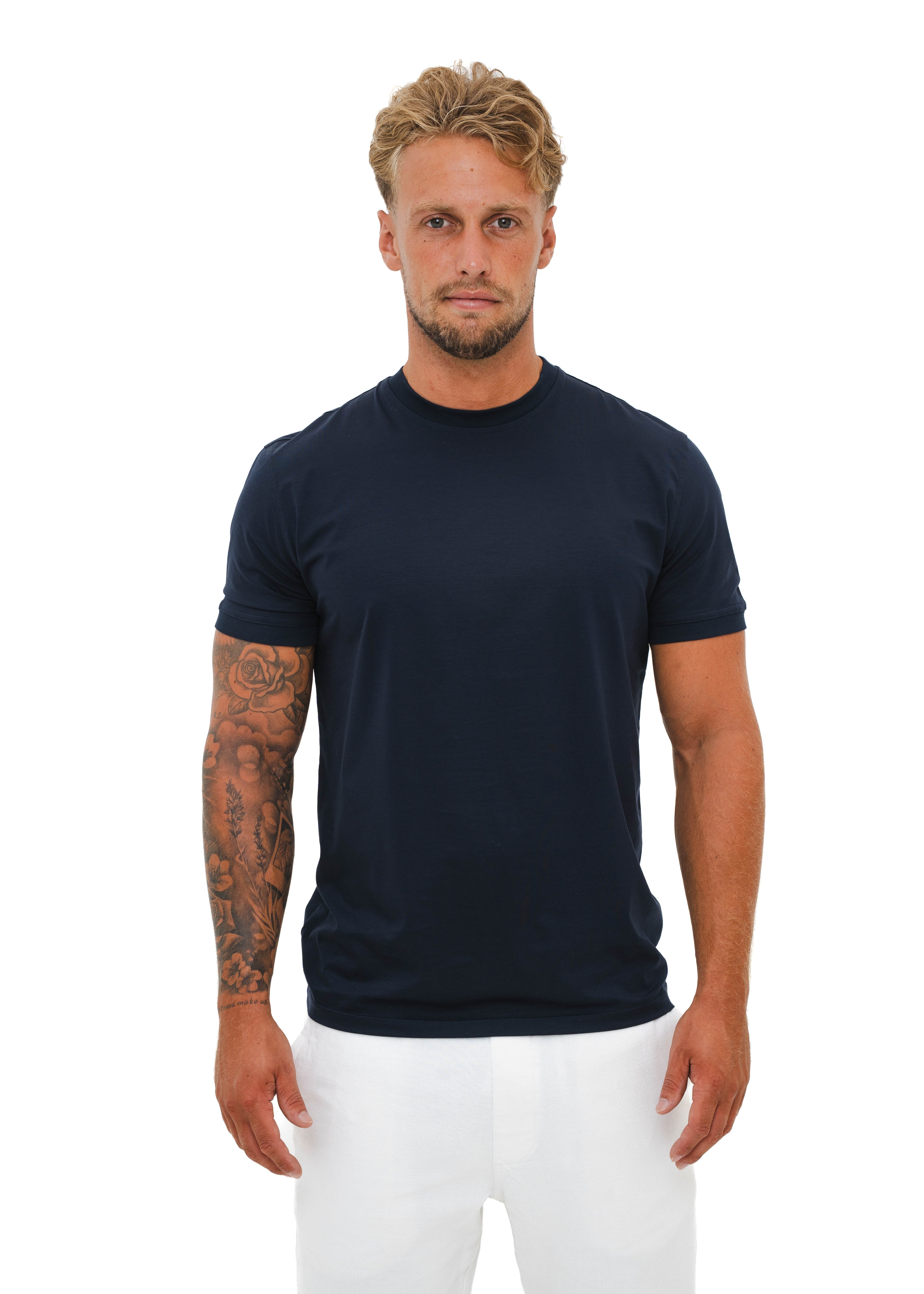 The Navy Crewneck Shirt