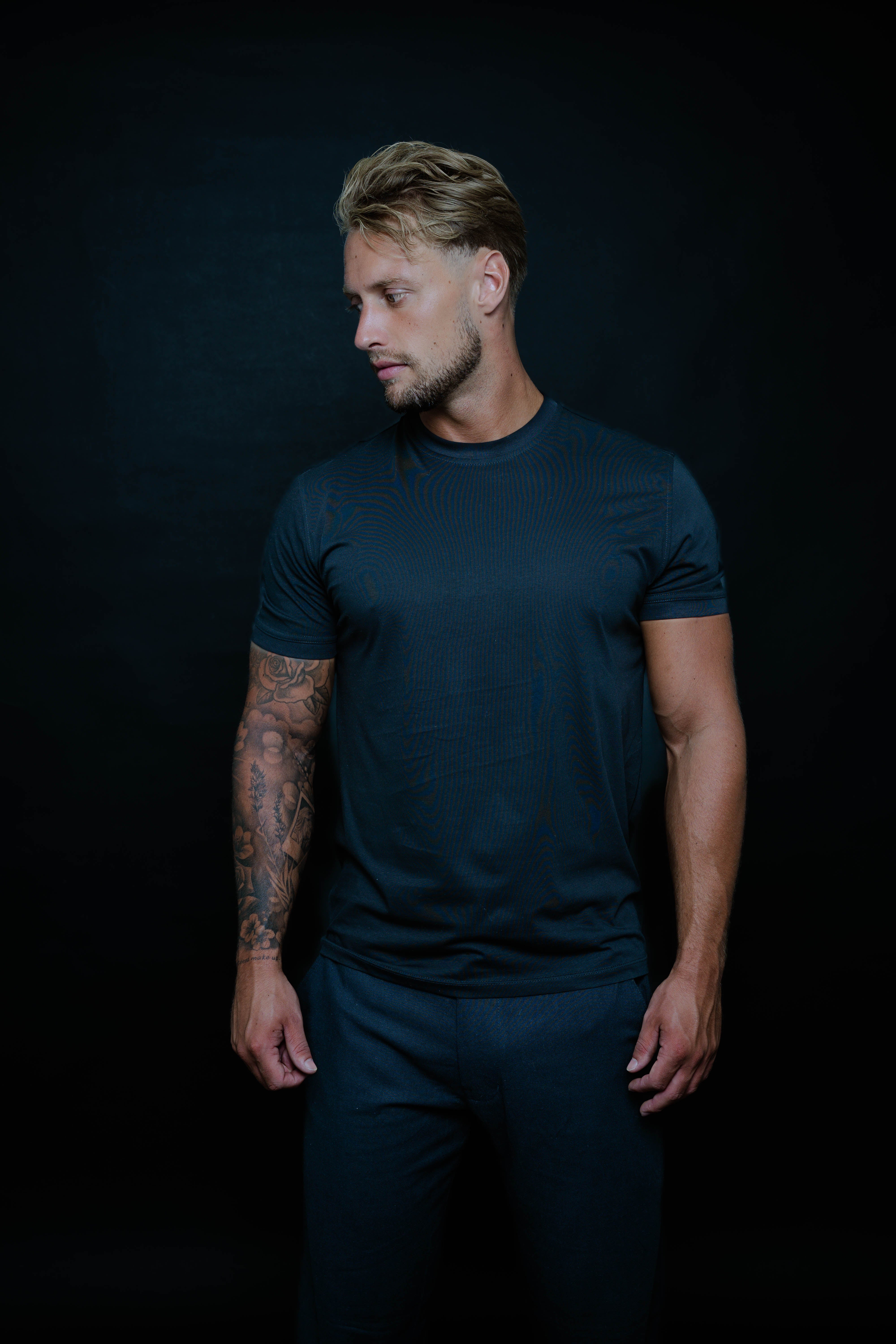 The Navy Crewneck Shirt