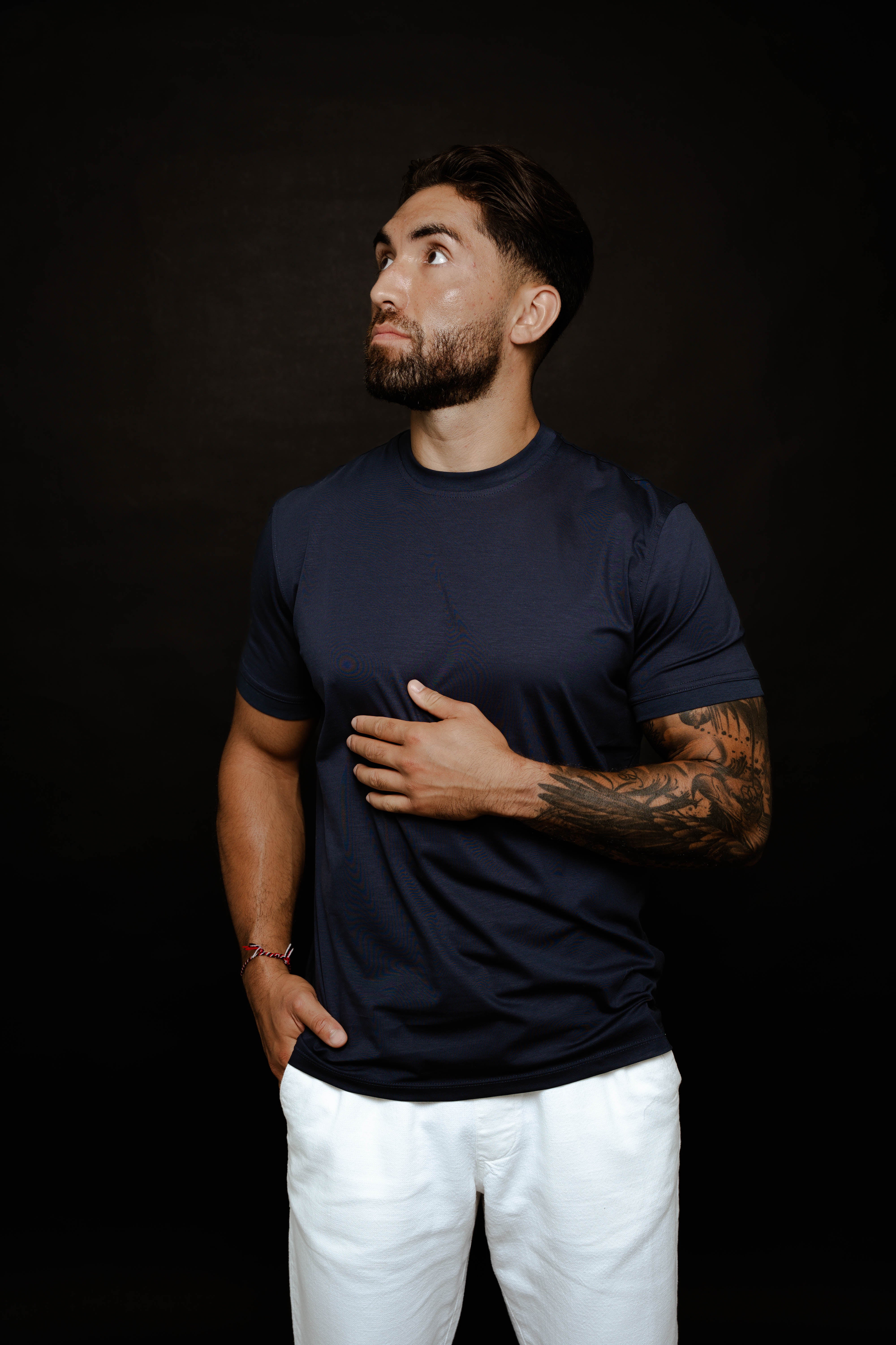 The Navy Crewneck Shirt